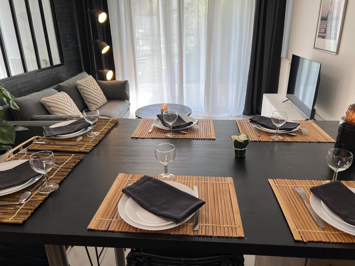Apartment Le Jardin De L'arena - T3 Design - Jardin Prive - Garage Sur Demande - Proche Eurexpo, Groupama Stadium, Ldlc Arena Decines-Charpieu